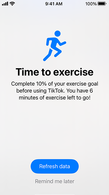Time to Exercise